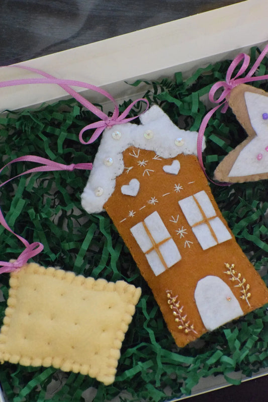 Ornamente brad "Gingerbread house"