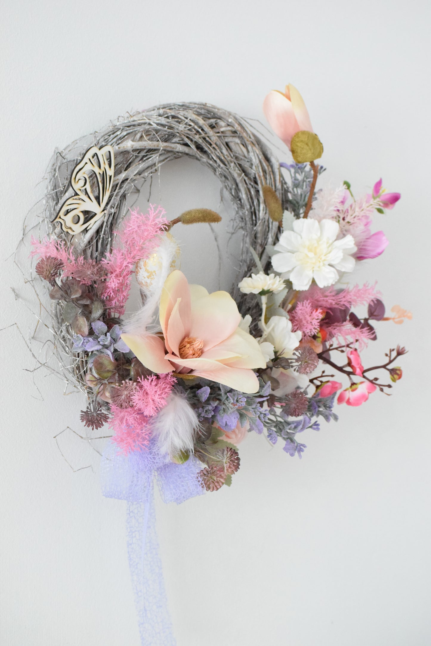 Coroniță decorativă Paște "Magnolia"