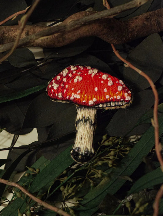Broșă "Mushroom"